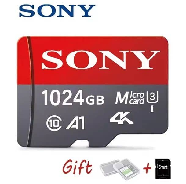 HIGH PERFORMANCE SD MEMORY CARD 1024 GB (1 TB) WITH FREE ADOPTOR 0