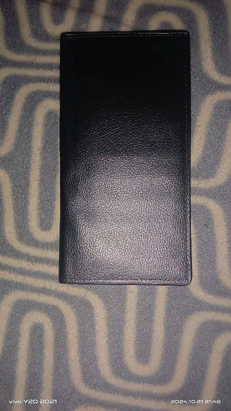 High Quality mens Black leather wallet 0