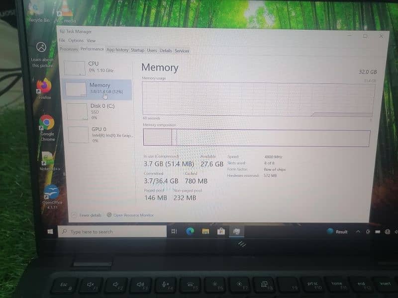 Dell 7430 i7 12th gen 32 GB DDR5 RAM 4800MHZ+12 cores 16 processors 17