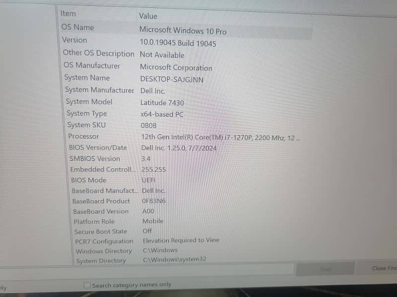 Dell 7430 i7 12th gen 32 GB DDR5 RAM 4800MHZ+12 cores 16 processors 19