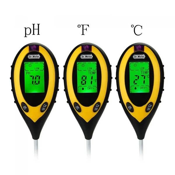 4 in 1 Soil Tester Outdoor plant Hygrometer humidity Meter / PH 2