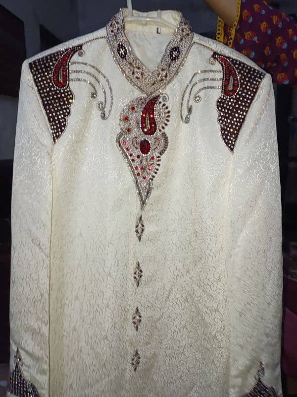 sherwani new jesi 1 time use 6