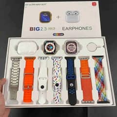 Ultra 10 in 1 Smart Watch + Earphones