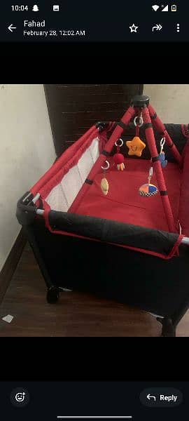 Baby cot/pLay pan 2