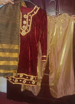 mehndi/dholaki winter dress