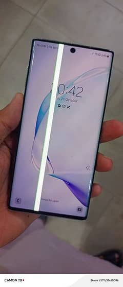 samsung note 10 display me line hai