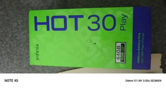 Infinix Hot 30 Play