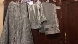 Silver Lehenga