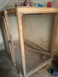 wooden cage For sale