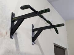 multifunctional wall mounted pull up and dips bar for home gym