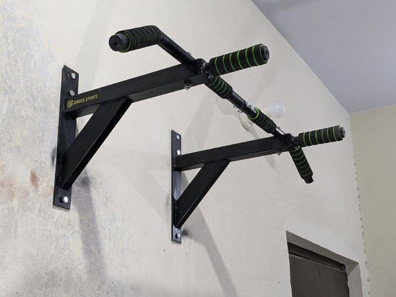 multifunctional wall mounted pull up and dips bar for home gym 0