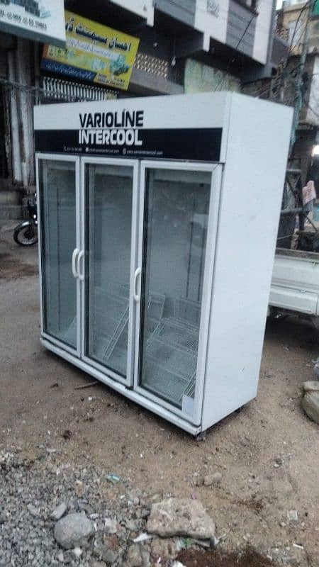 3 Door Chiller Good Condition 1