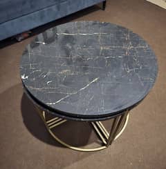 Centre table with four nesting tables