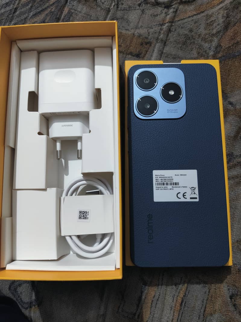 Realme C63 6/128 Brand new used just 3 days 1