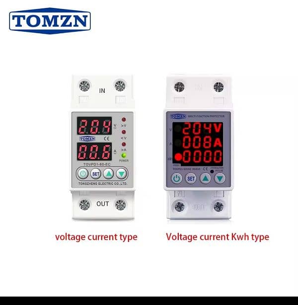 Tomzn 63-A,Over and under voltage controller and protector 2