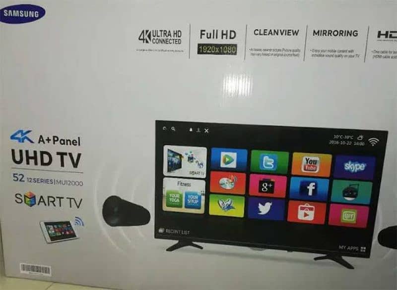 m selling samsung led 52 inch LCD achi condition 10/9 with box 7