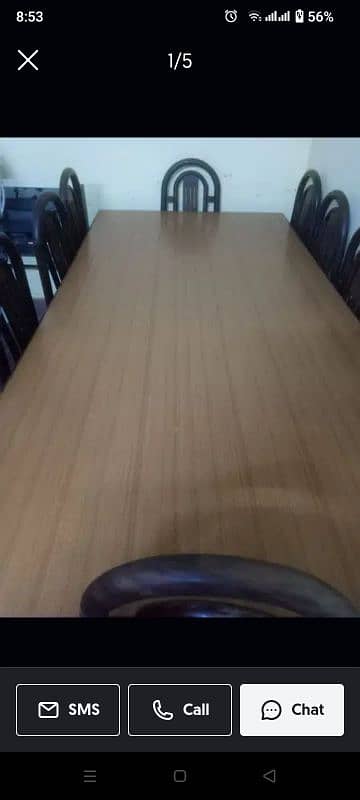 Woden dining table 1