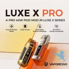 Vape | Luxe X Pro | coil replaceable | Free 30mg watermelon Flavour