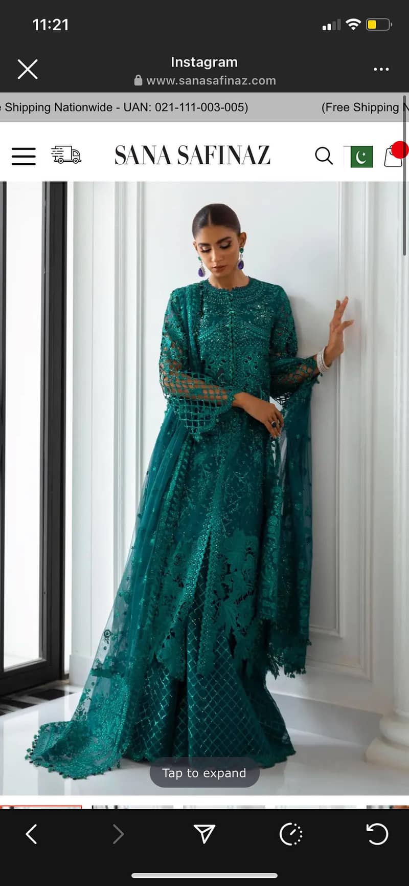 Sana safinaz- nureh collection. Original stitched suit. 5