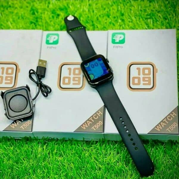 Earbard and t500 Smart watch 3