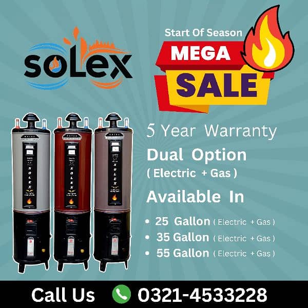 Gas GEYSER For Sale Brand Solex Heavy Duty Geyser Available. Call Now 3