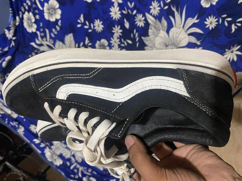 vans old school color black/blue unisex 3