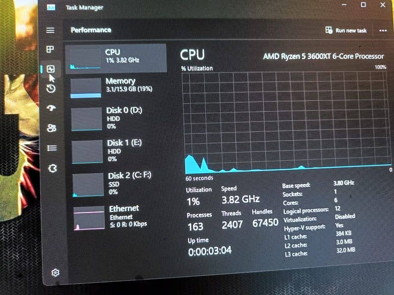 Gaming pc ryzen 5 3600xt with tomahawk max ii mobo and rtx 3070ti 6