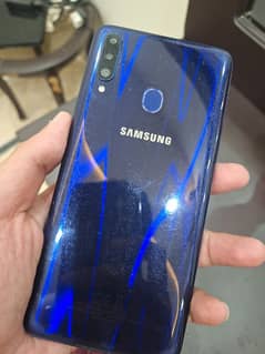 Samsung A20s 3*32 blue clr Not opn with box only