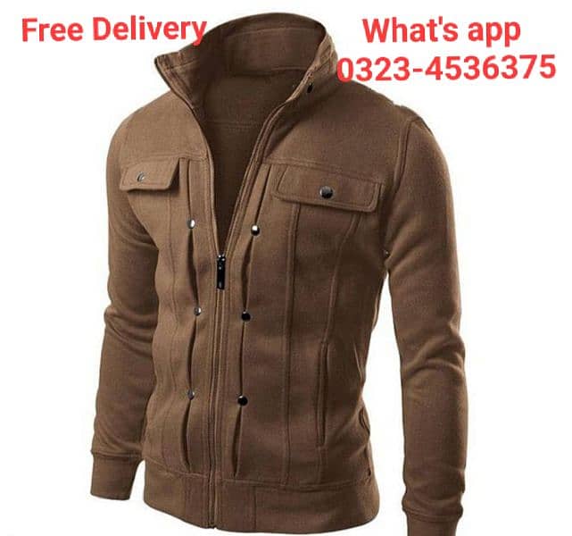 Jacket l Plain Fleece l Free Delivery l 0323-4536375 l Gent's 0