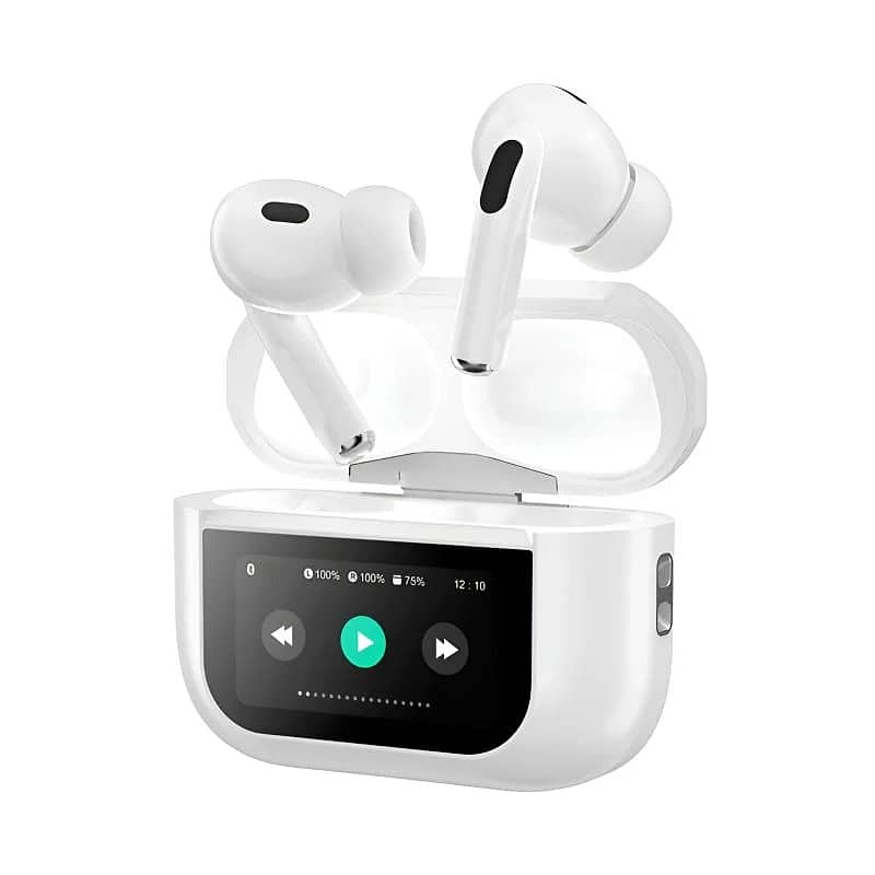 A9 AirPods Pro with Lcd – Touch Screen Airpods – ANC / ENC Wireless 0