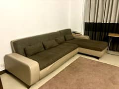 L-shape sofa cum bed 0