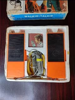 Rare Vintage Walkie Talkie Toy from 60s Technology Collectable Geobra