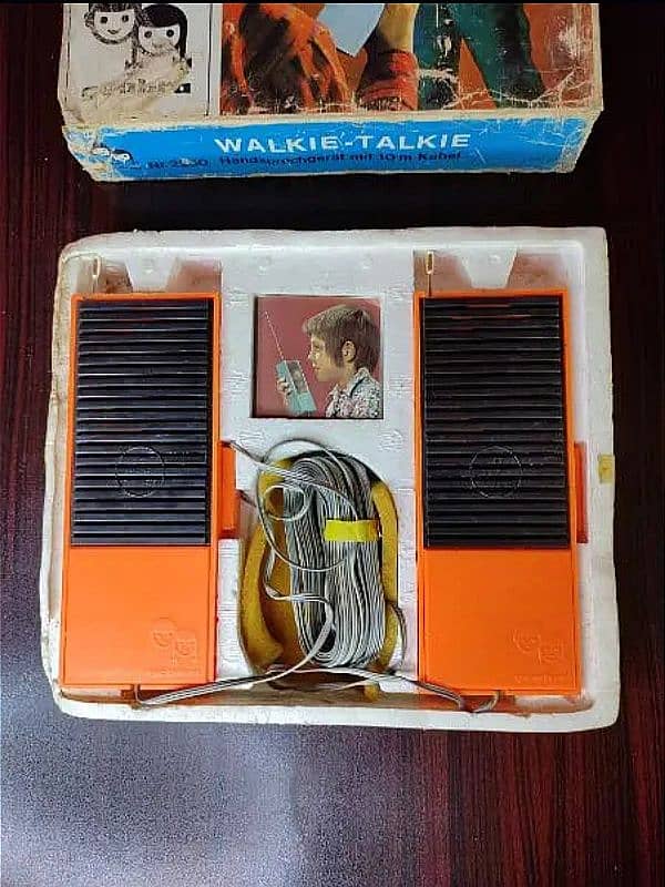 60s 70s Walkie Talkie Toy Rare Vintage Technology Geobra Collectables 1