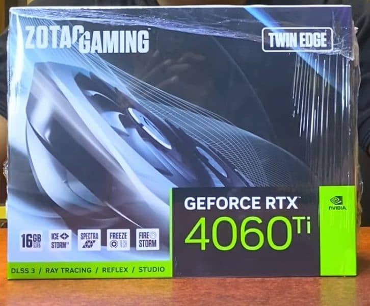 zotac Rtx 4060Ti twin edge 16gb GPU 0