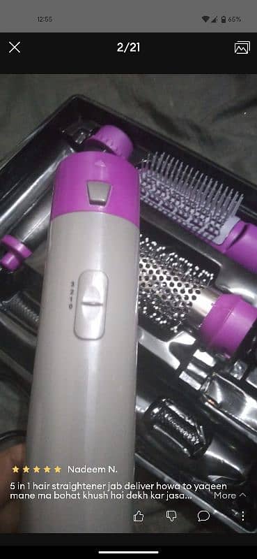 5 in One hair dryer 2