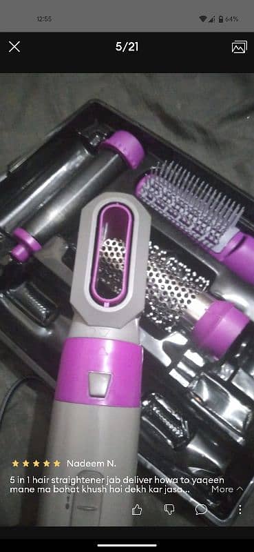 5 in One hair dryer 5