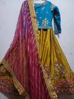 Bridal Mehandi lehnga A one condition