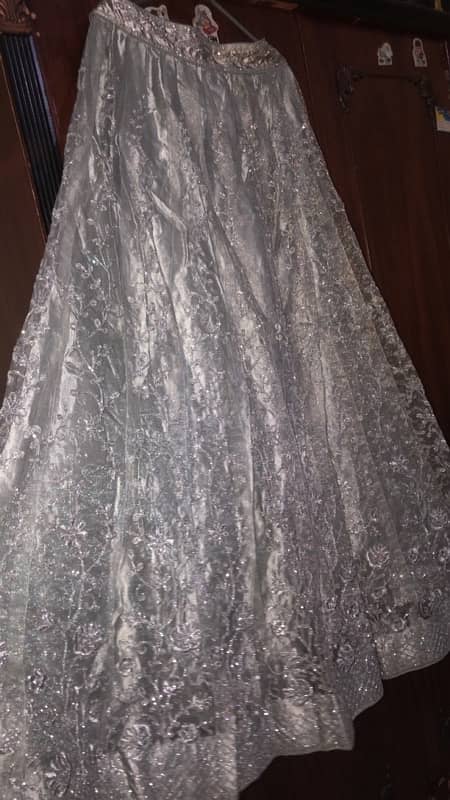 Silver Lehenga For sale in Very good condition 0