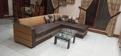 L shaped sofa set