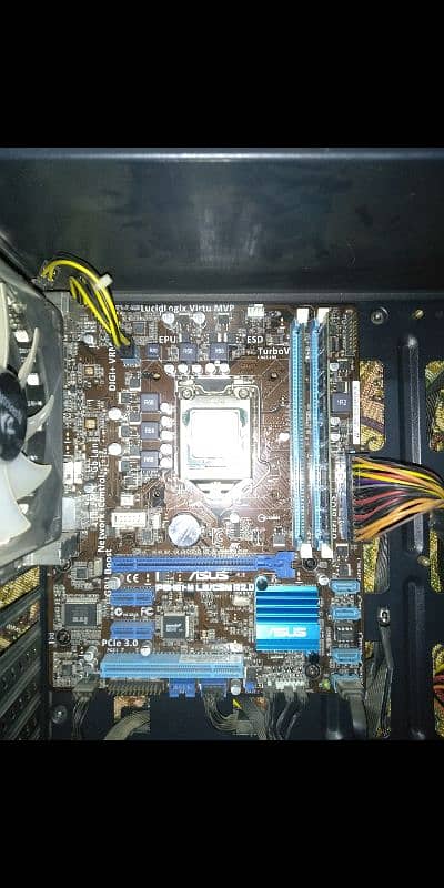 Core i5 3570 + asus h61 mobo + 12gb ram 2