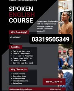 Spoken English Course/ Foreign Qualified Female Instructor