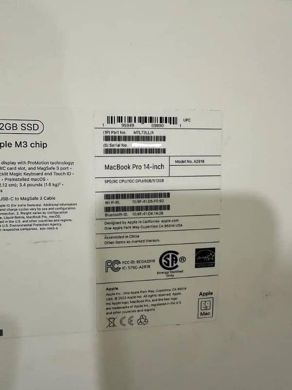 Macbook Pro 2023 M3 14.2 inch 8/512 - Space Grey - MTL73 4