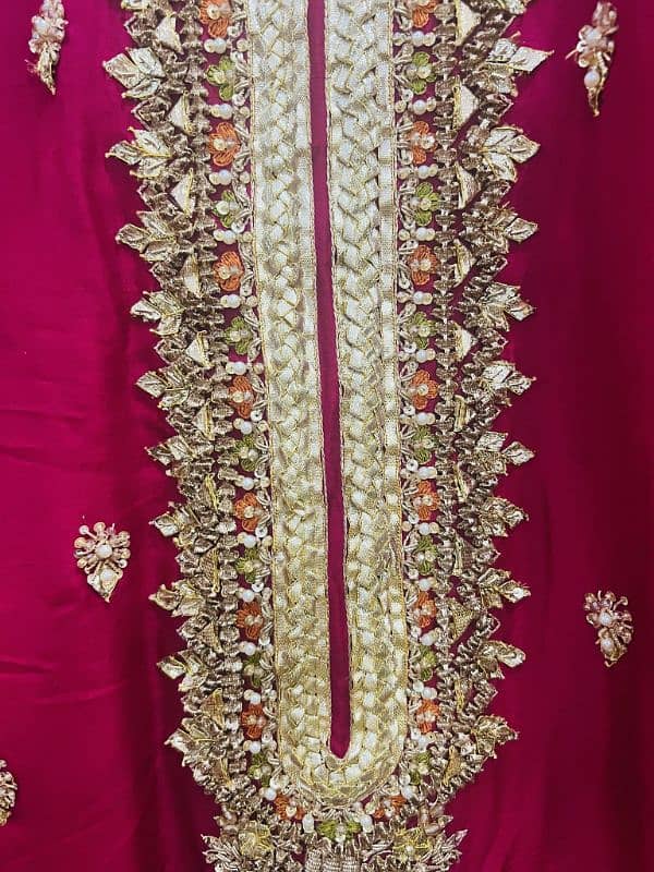 bridal gharara for mehndi 1