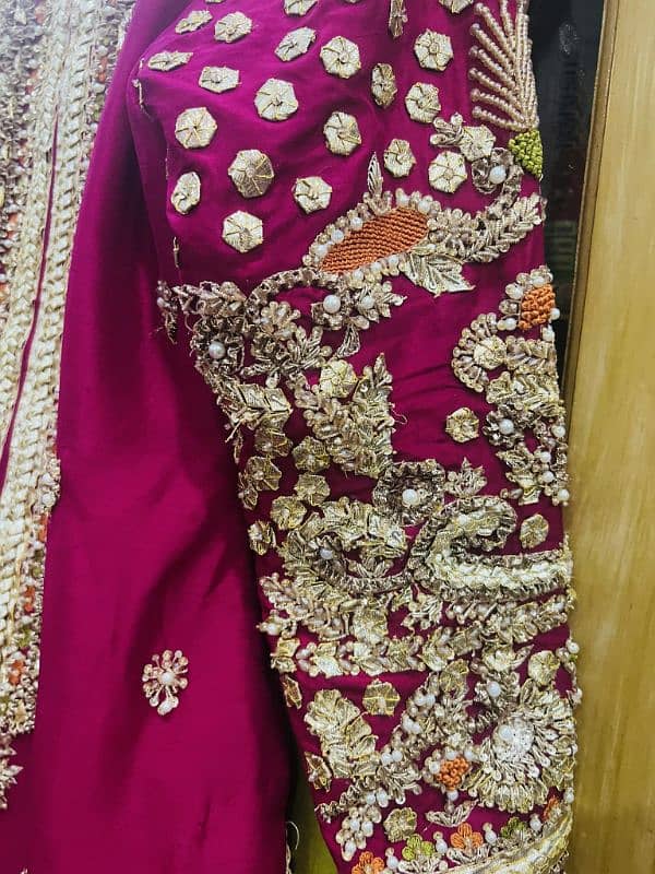 bridal gharara for mehndi 5