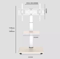 lcd trolley stand 32" to 75" 0