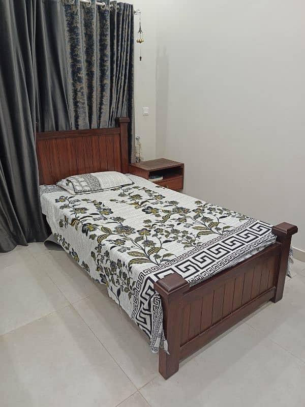 Pure Sheesham(Tali) Wood Made Single Bed 1