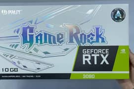 palit gamerock Rtx 3080 10gb with box