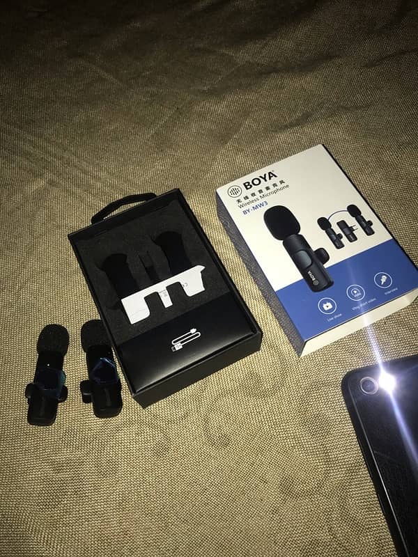 BOYA MW3 Wireless Microphone 03472042669 Whatsapp 0