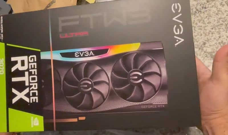 rtx 3070 evga ftw3 Ultra sealed gpu 0