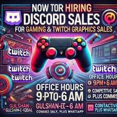 Discord Sales Profiles for Gaming/Twitch Graphics Sales! (Only Male)